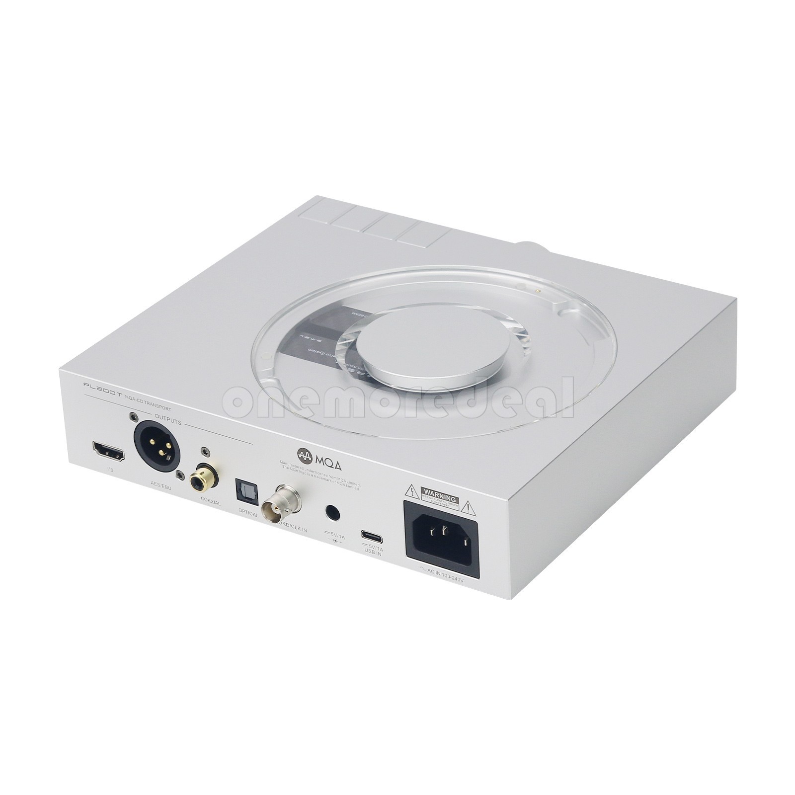 SMSL PL200T MQA-CD Digital Turntable CD Player Clock Input USB Digital Interface