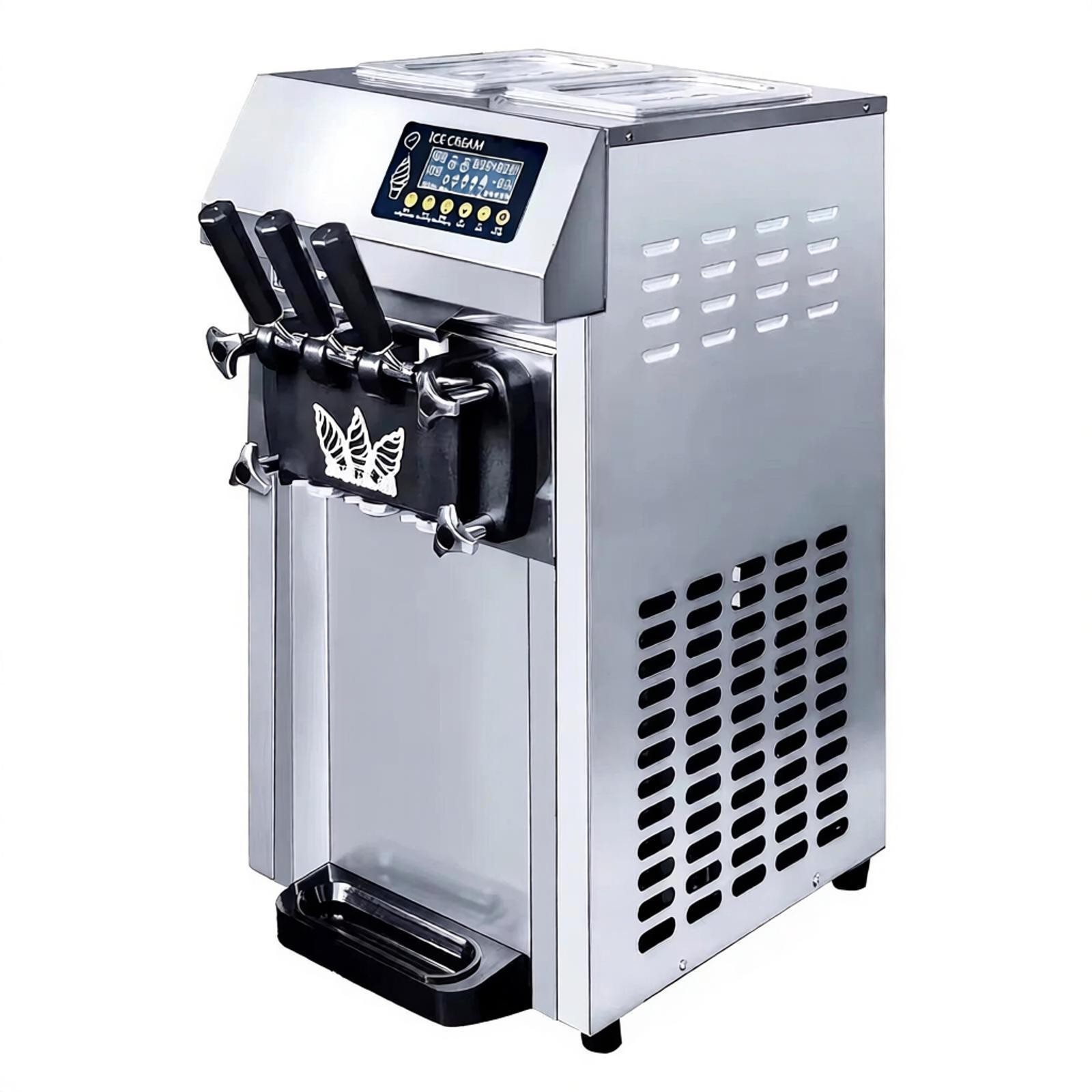 SIHAO Commercial Ice Cream Machine Pre-cooled Countertop Soft Serve Makers