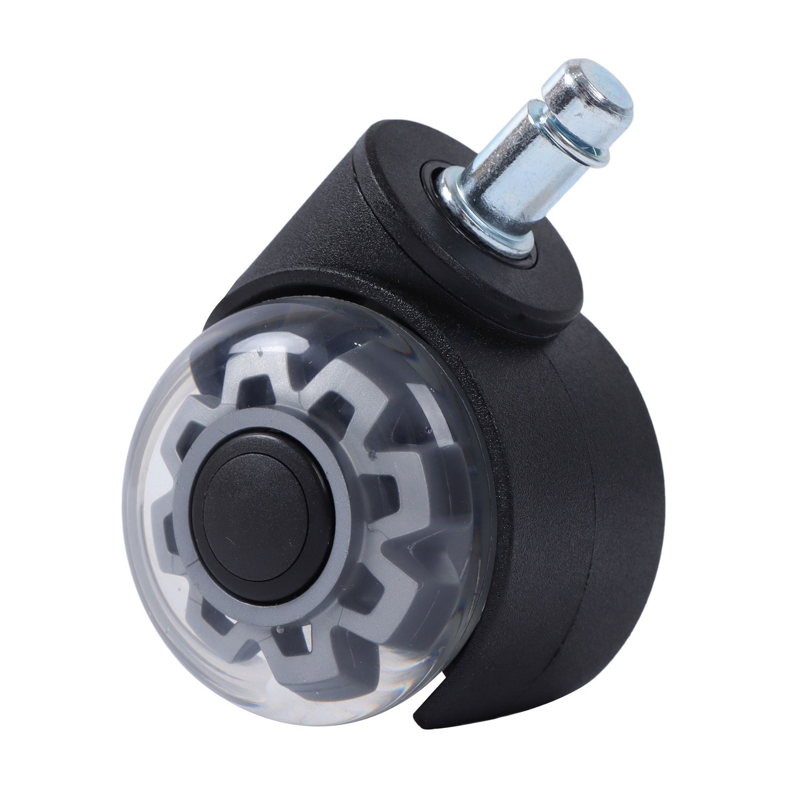 5 Pack 2 Inch With 360° Steering Wheels Office Chair Rubber Caster Wheels