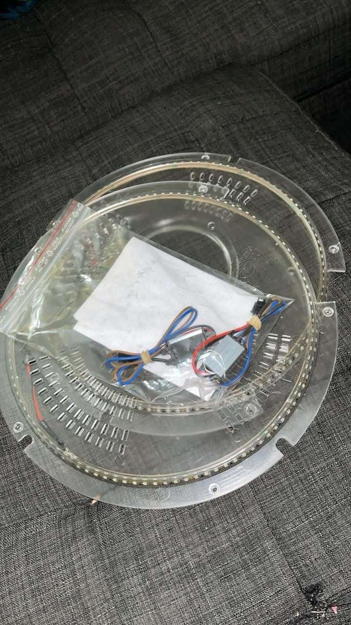 Technic Turntable Platter LED illuminating kit. Green Kit.