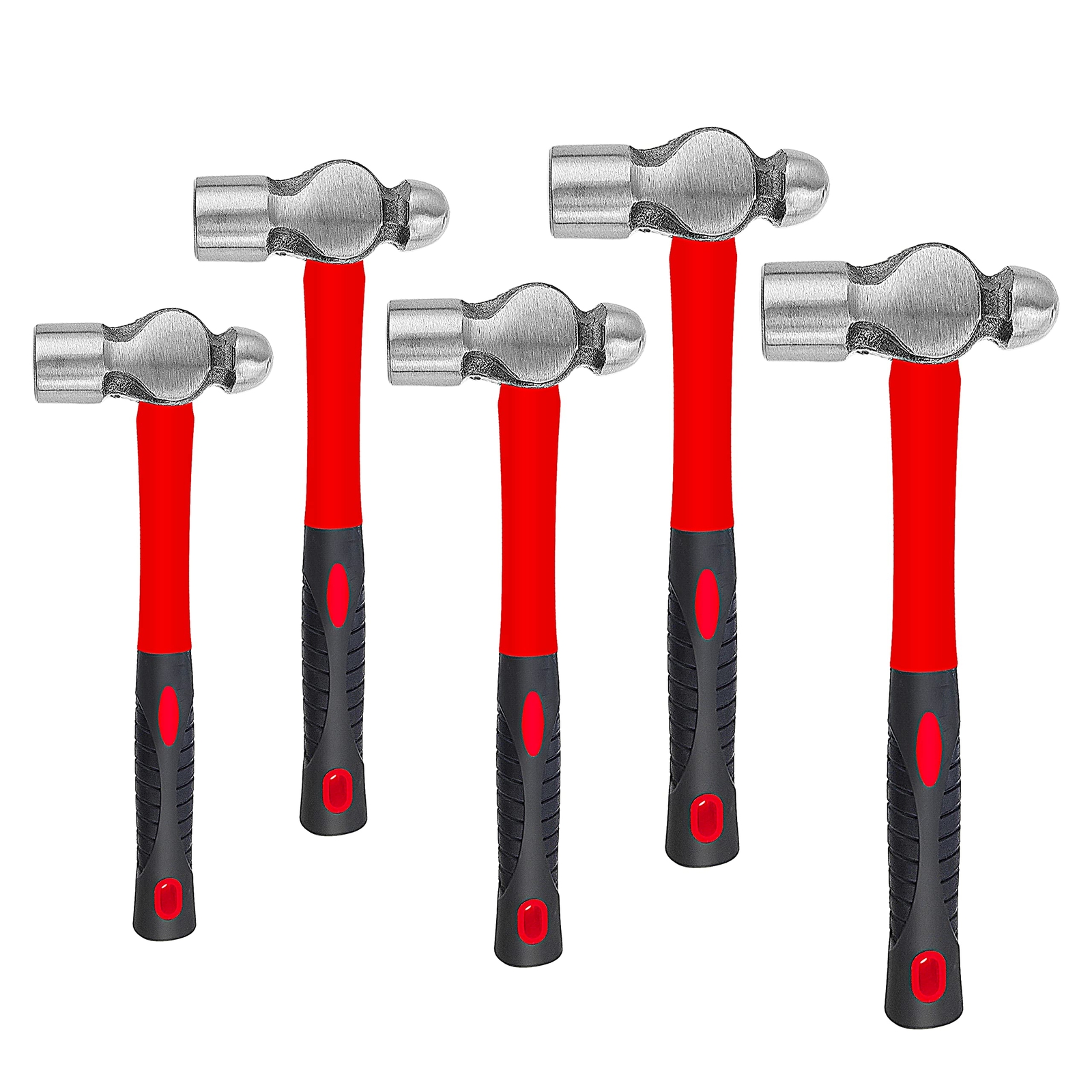 5piece Ball Peen Hammer Set 8 12 16 24 32oz