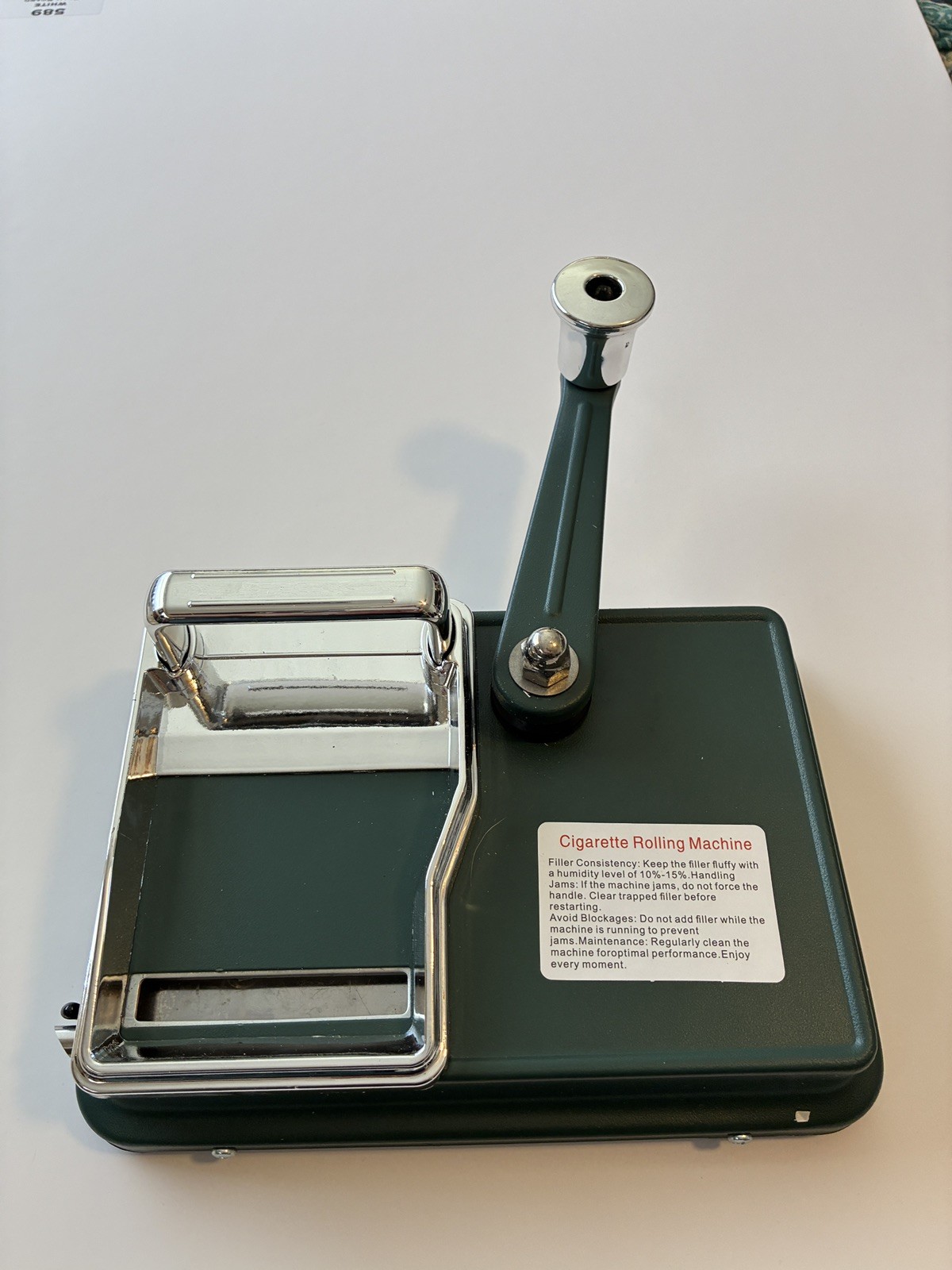 Cigarette Rolling Machine, Tobacco Hand Operation Injector Maker Roll Your Own