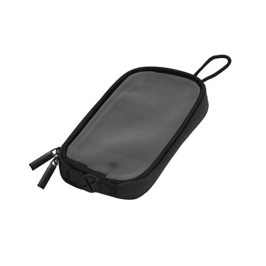 Universal 7'' Magnetic Tank Bag with Headphone Hole PU Leather Waterproof