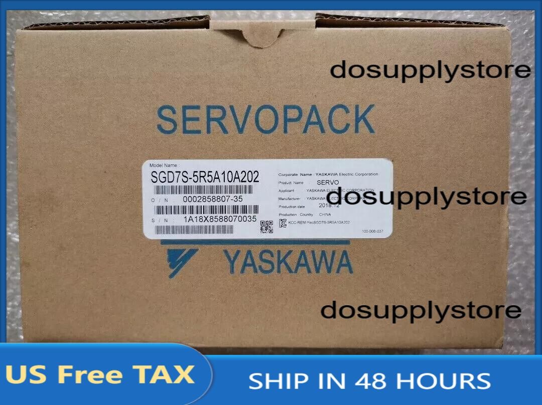 SGD7S-5R5A10A202 New Yaskawa Servo Drive New IN STOK ship by UPS