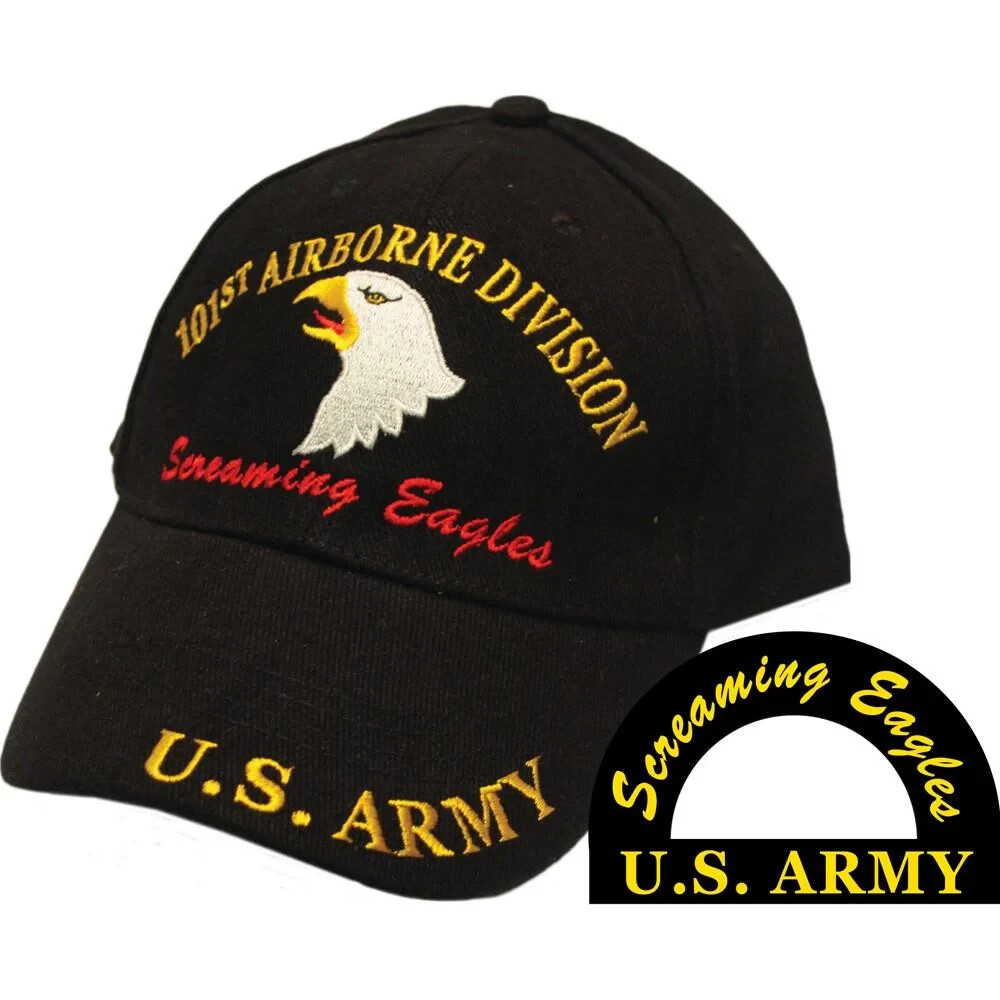 US Army 101st Airborne Division Screaming Eagles Military Hat/Cap