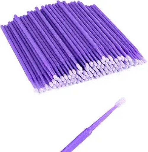 100PCS Single-Use Micro Touch Up Paint Brushes for Detail Refinishing, Paint Chi