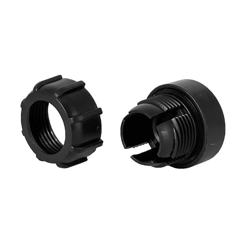 Kado 1/4" Screw Thread to 17mm Ball Head Bracket Connector Black, Black