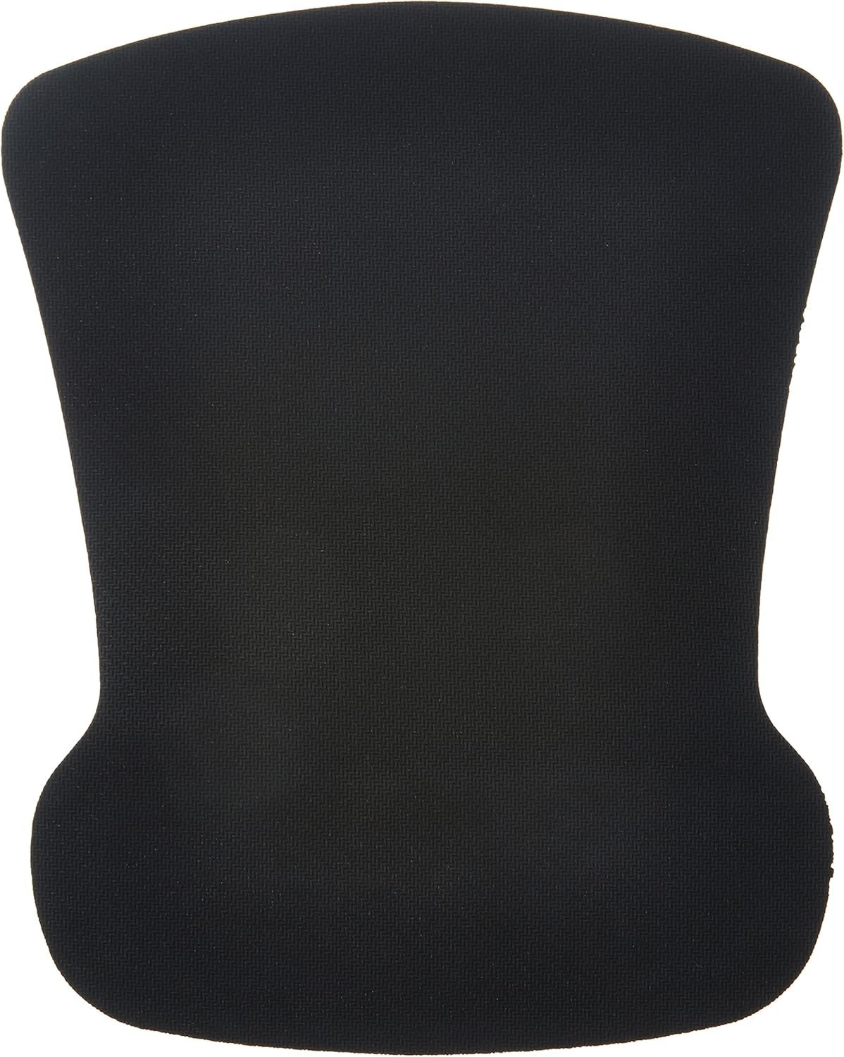 Amazon Basics Irregular Ergonomic Gel Computer Mouse Pad with Wrist Black