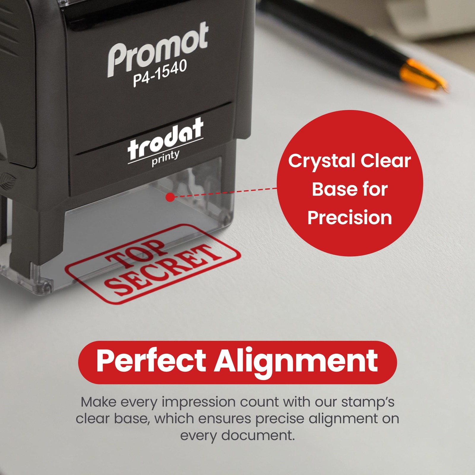 Top Secret - Self Inking Rubber Stamp - Ink Stamps