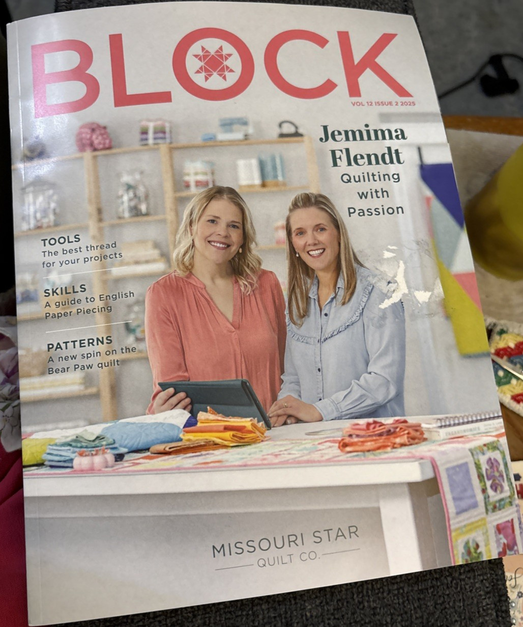 Rare BLOCK Quilting Patterns Vol 12 Issue 2, 2025