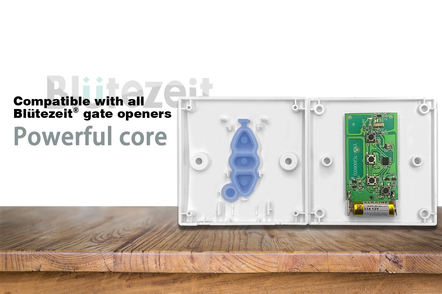 Blütezeit Wall-Mount Switch Wireless 433 MHz for Automatic Sliding Gate Opener