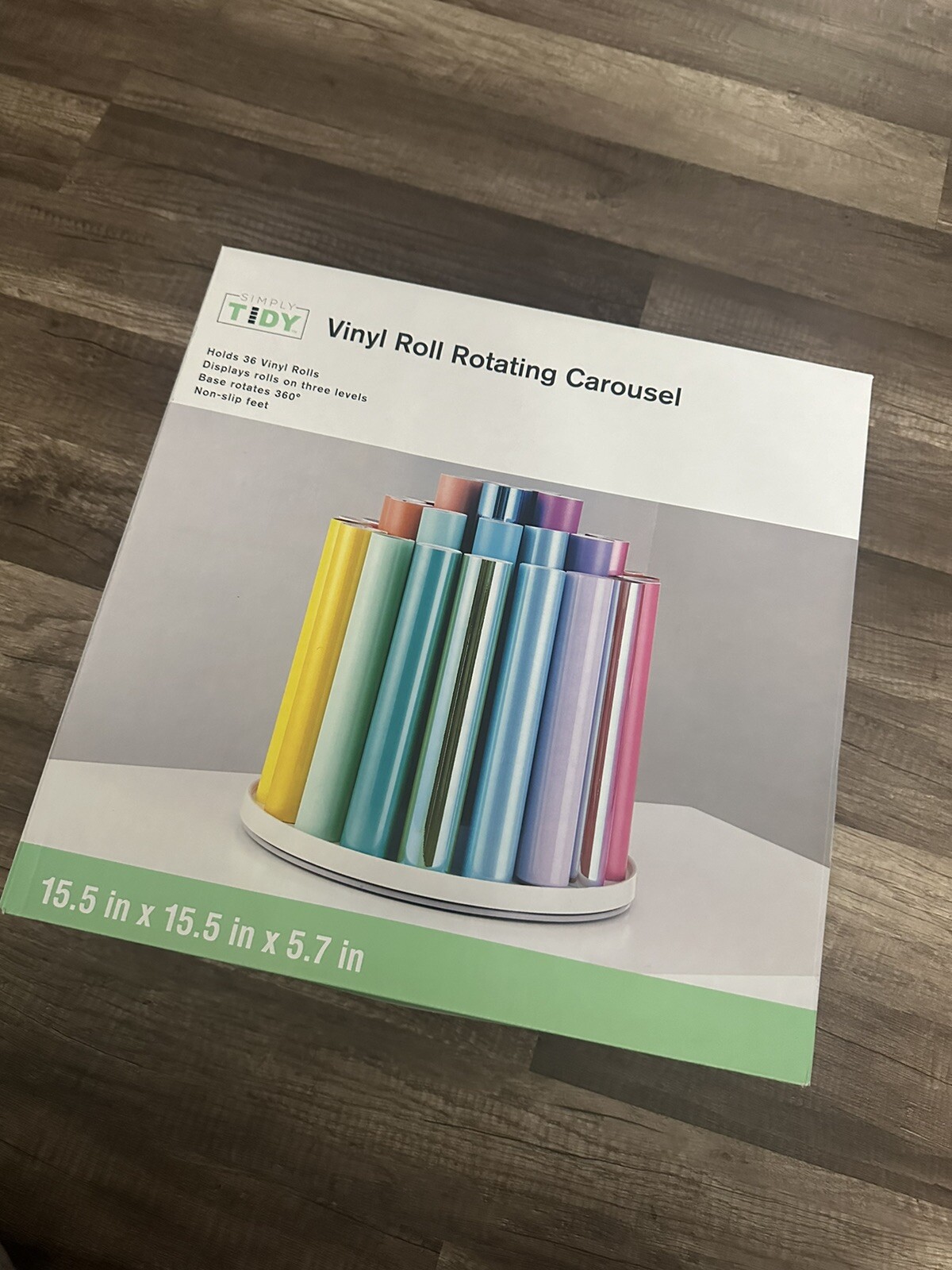 Simply Tidy Vinyl Roll Rotating Carousel