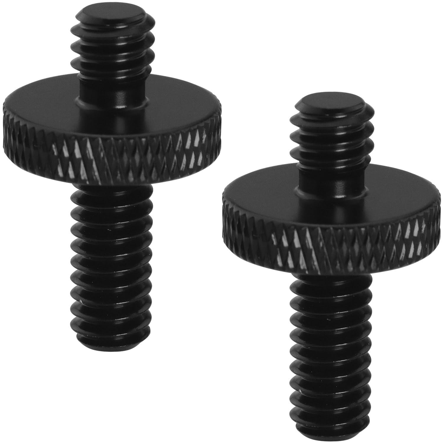 LUORNG 2PCS Adapter Screws for Tripods 1/4 Male to 1/4 Male Extended Aluminiu...