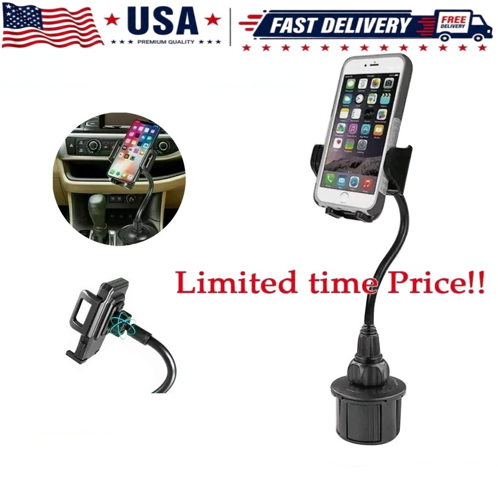 New Universal 360° Rotation Car Mounts Stand Cup Holder Cell Phone Holder Cradle