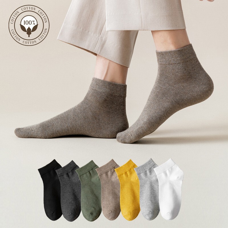 3 Pairs Cotton Comfort Ankle/Quarter Crew Low Cut Socks Size 9-11 For Women Men