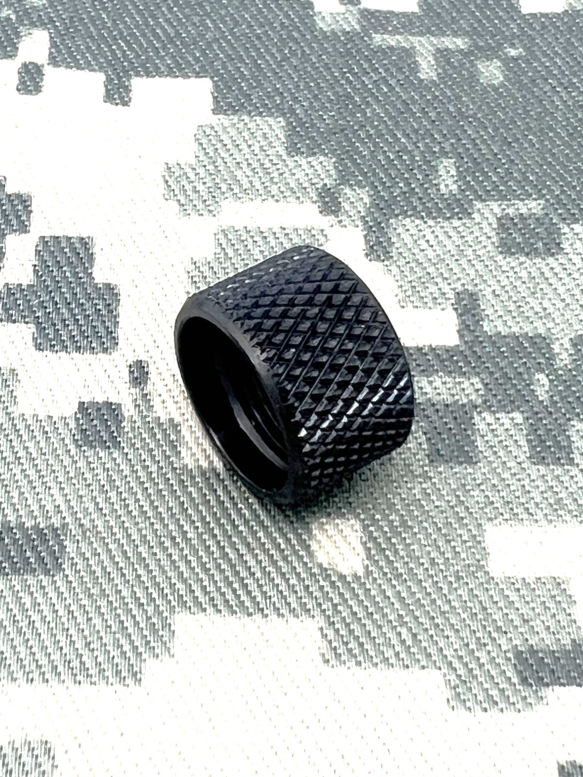 Thread protector 1/2"x28 Black Oxide .400" long, .635" diameter. #4374