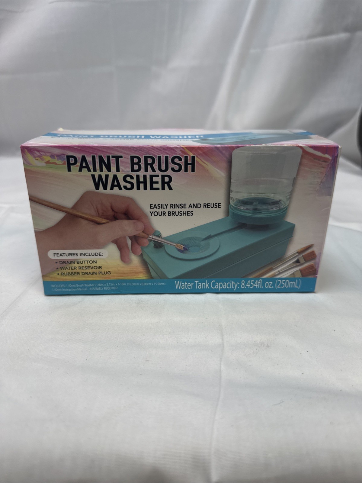 2025 Paint Brush Cleaner Station for Kids & Adults, Portable Art Washer Tool