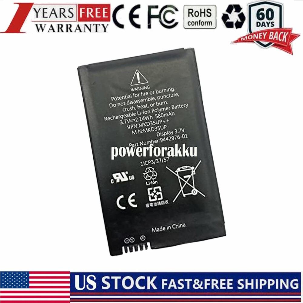 Internal Battery for BMW 5310le 730 740 745 760li LCD Remote Key MKD35UP 3.7V US