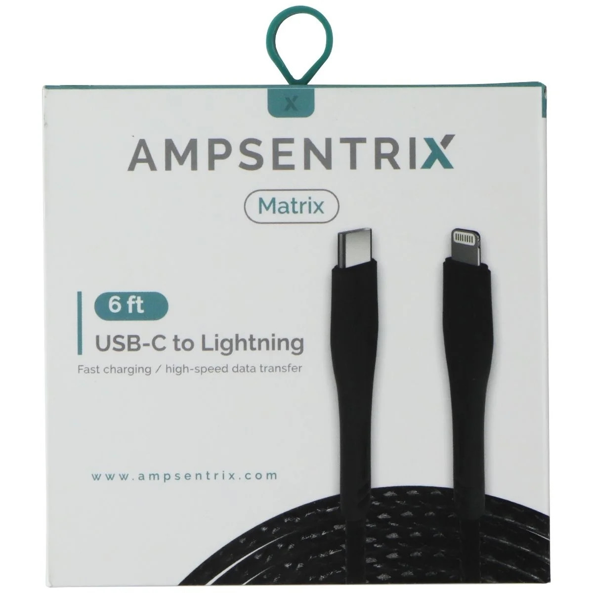 Ampsentrix Matrix 6ft Fast Charging Cable