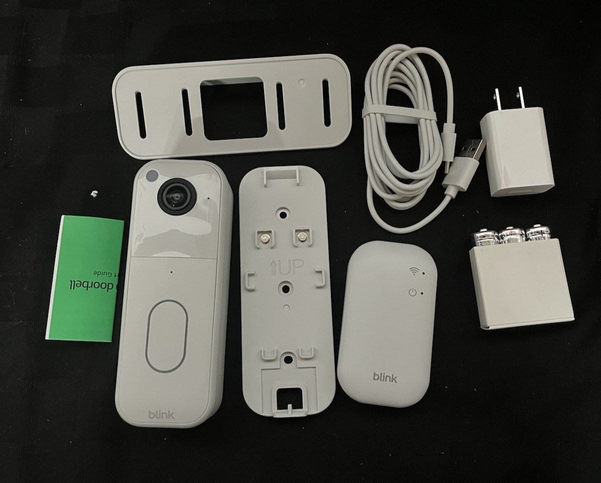 Blink Video Doorbell (2nd Gen) + Sync Module – White | Tested | Fully Working