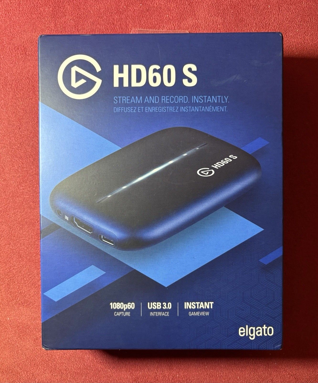 Elgato HD60 S Game Capture Card SEALED IN BOX (1GC109901004)