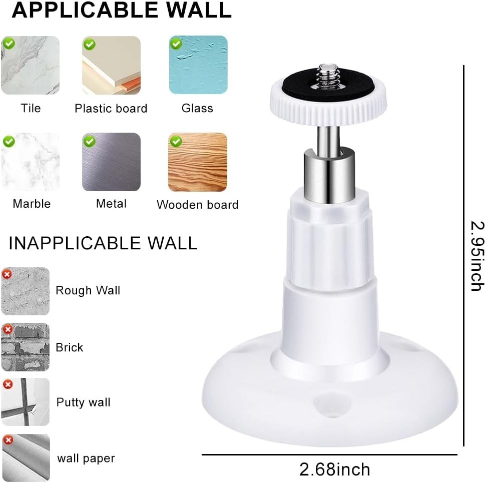 Universal Security Camera Mount Holder with 360° Rotation - Easy Installation