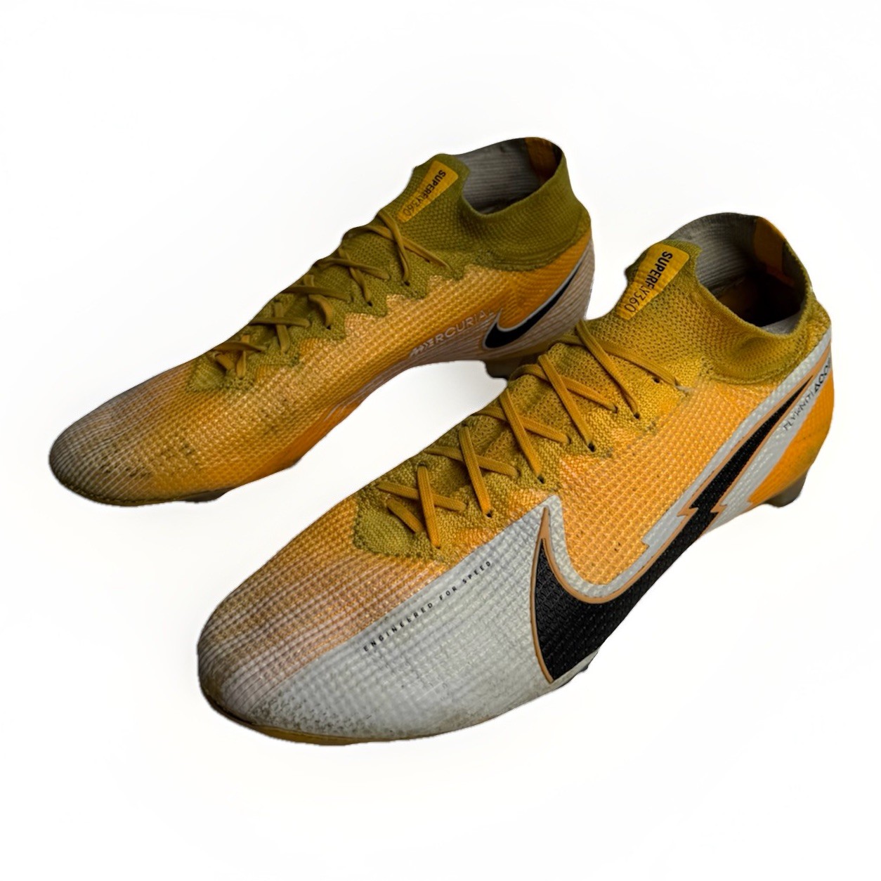 Nike Mercurial Superfly 360 Elite FG ACC Soccer Cleats Yellow US 11.5 UK 10.5