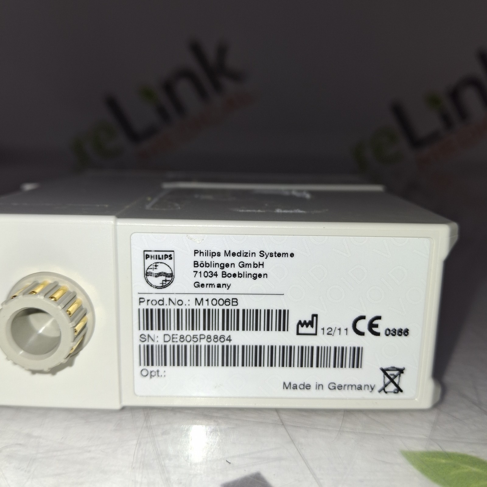 Philips M1006B Single Parameter IBP Module