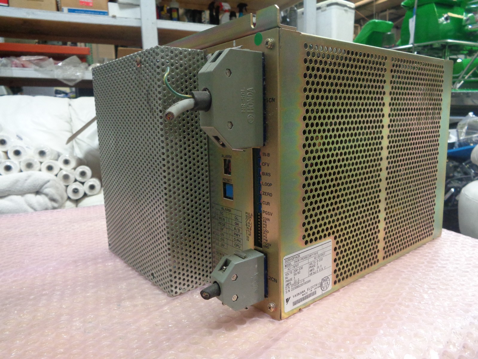 Yaskawa Servopack In 220V 3-phase 30Amp, 0-230V 20Amp out CACR-PR-30-BC3-AFY161E