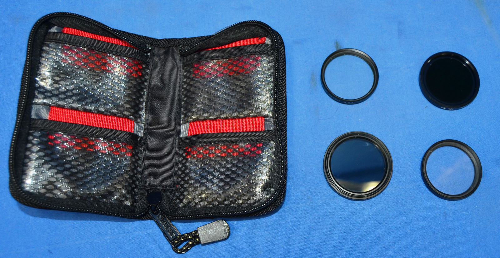 Lens Filter Kit and Nylon Carrying Case (Tiffen, Minalta, Star, K&F)