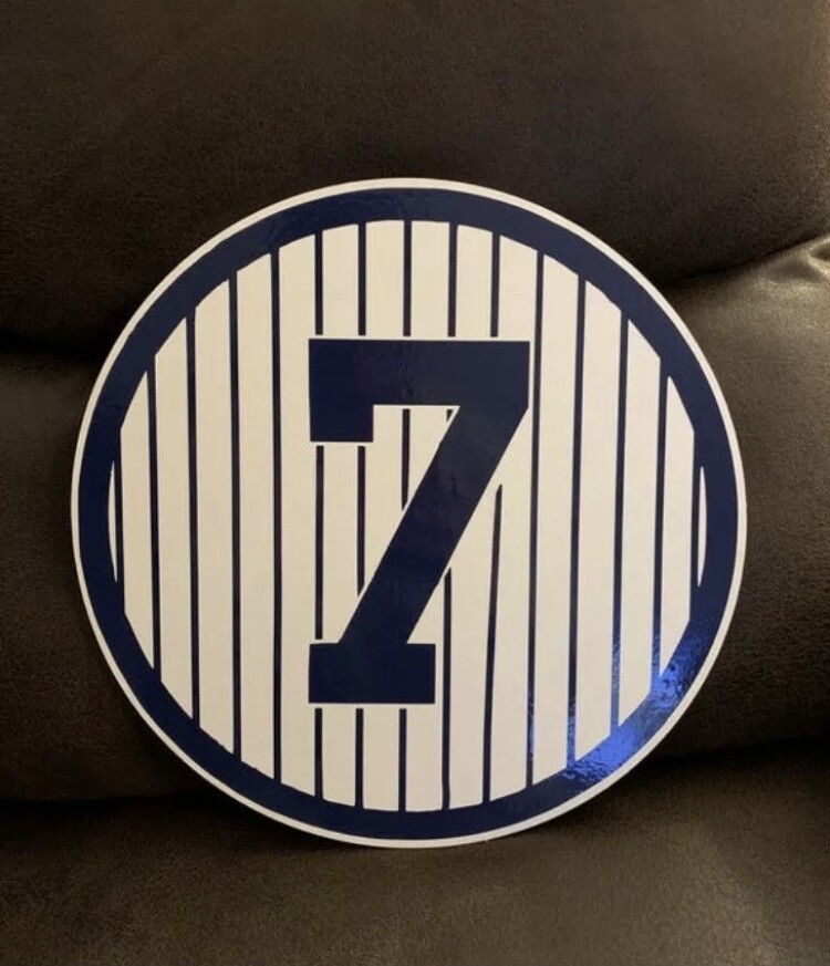 Handmade 12x12” Retired Yankees Signs! Your Choice of Player!
