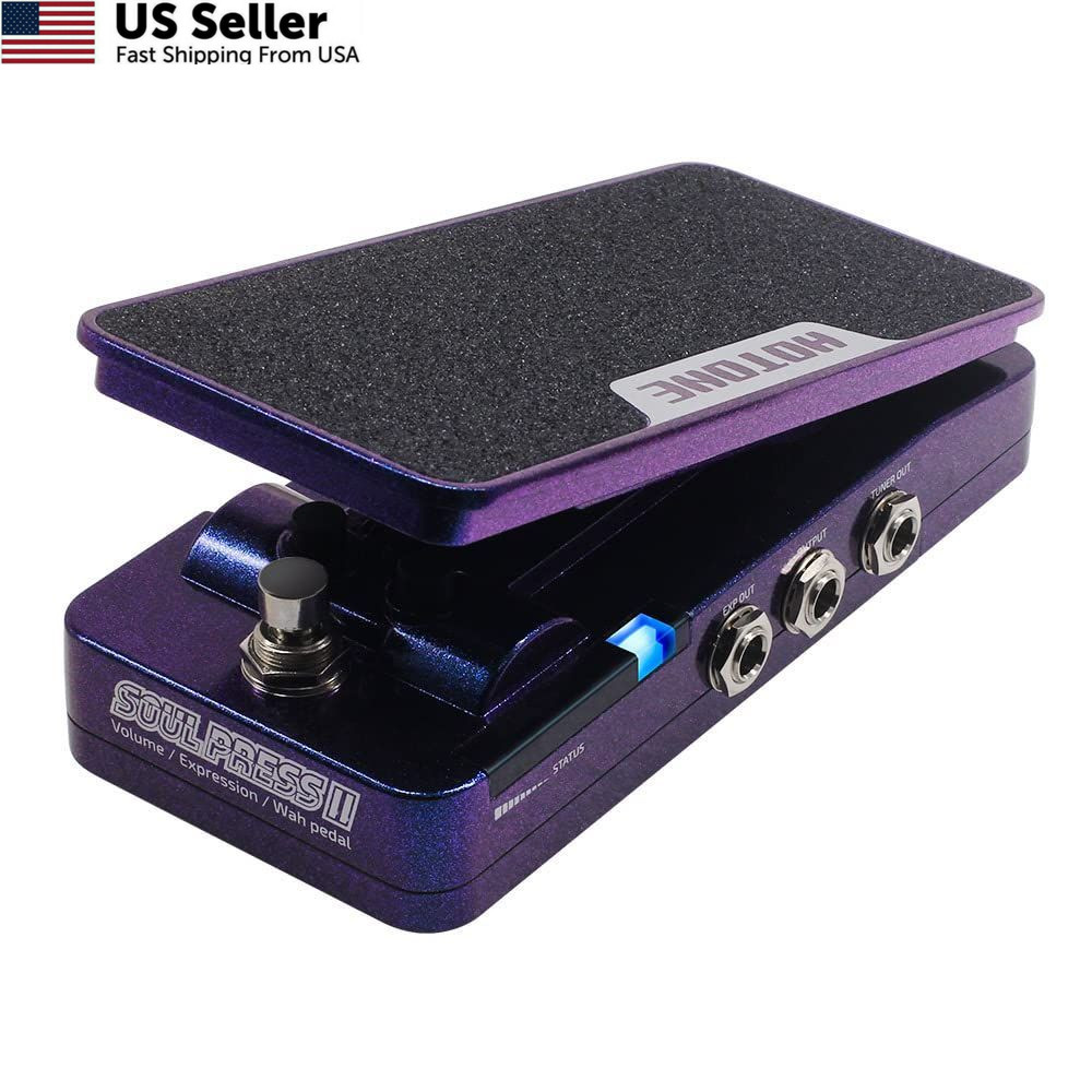 Hotone Wah Active Volume Passive Expression Guitar Effects Pedal Blue