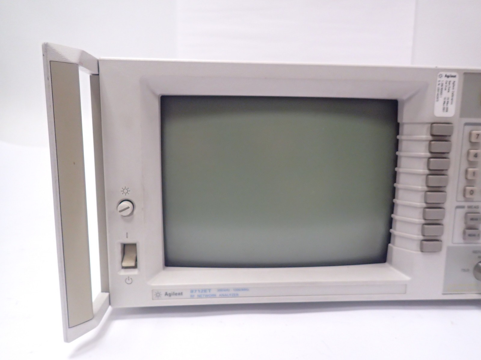 HP / KEYSIGHT / AGILENT 8712ET RF NETWORK ANALYZER 300kHz - 1.3GHz (70 Ohm)