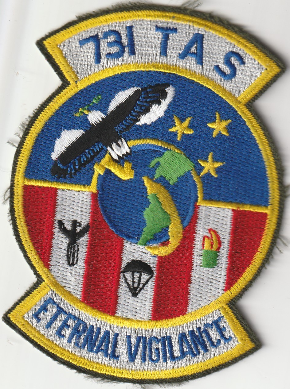 USAF air force 731st Tactical Airlift Sqn Peterson AFB Colorado patch