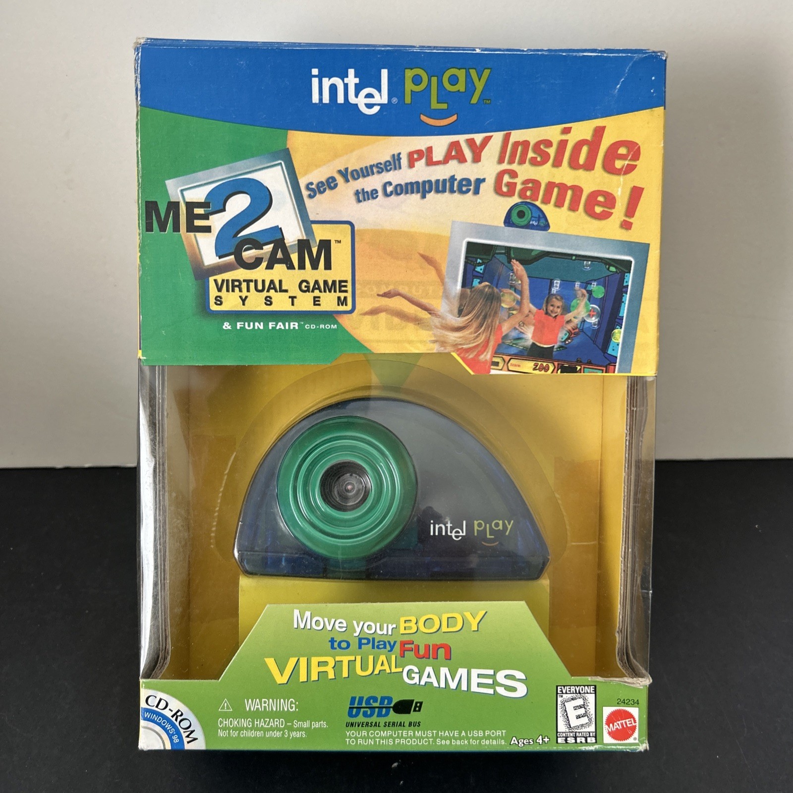 Intel Play Me2Cam Virtual Game System – PC Interactive Camera Game | Open Box