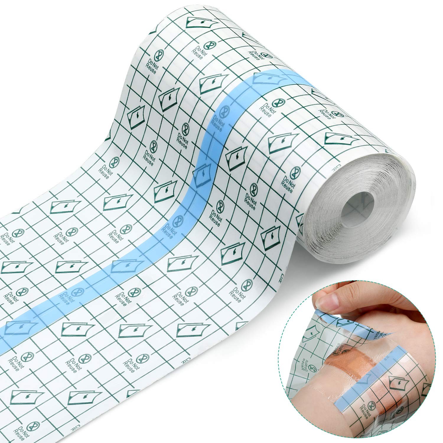 Transparent Waterproof Bandage Clear Adhesive Bandages Stretch Film Tape for ...