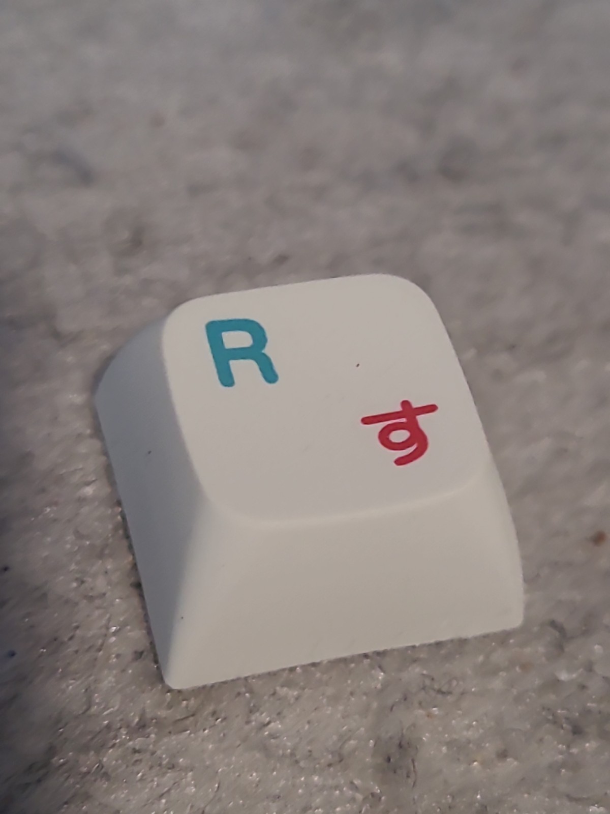 Bluetooth Wireless Keyboard - Replacement Key "CAP" White