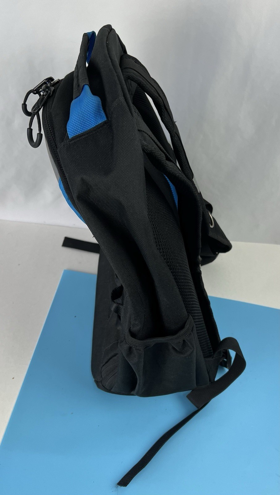 HART HSSB1 Tool Backpack Black/Blue/Gray Polyester Zip Closure