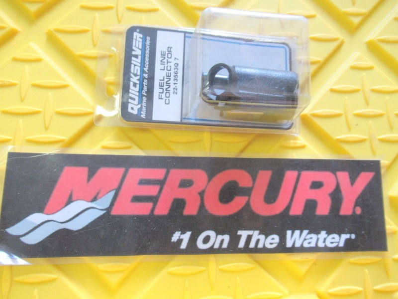 B17A Mercury Quicksilver 22-13563Q 7 Fuel Line Connector OEM New Factory Parts