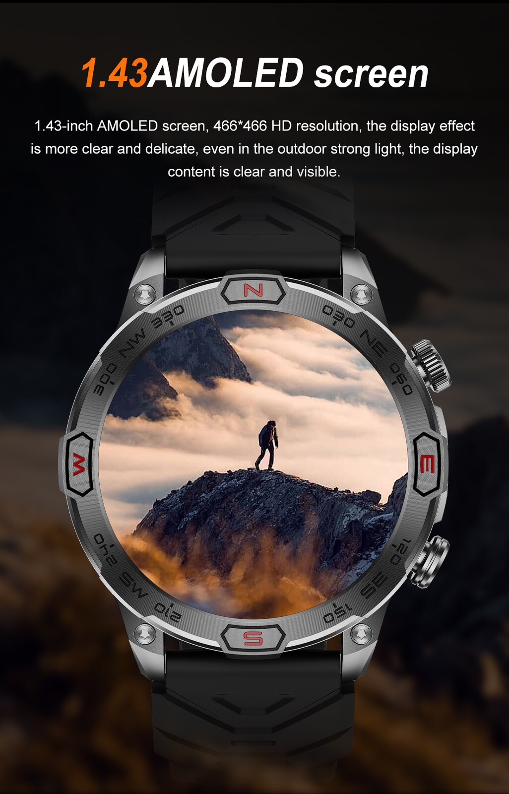Full Touch Screen Smartwatch with Step Counting and Calorie Calculation For IOS