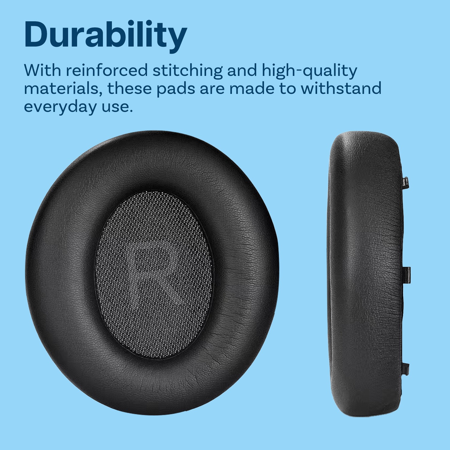 Replacement Ear Pads for Anker Soundcore Space Q45 - Protein PU Black