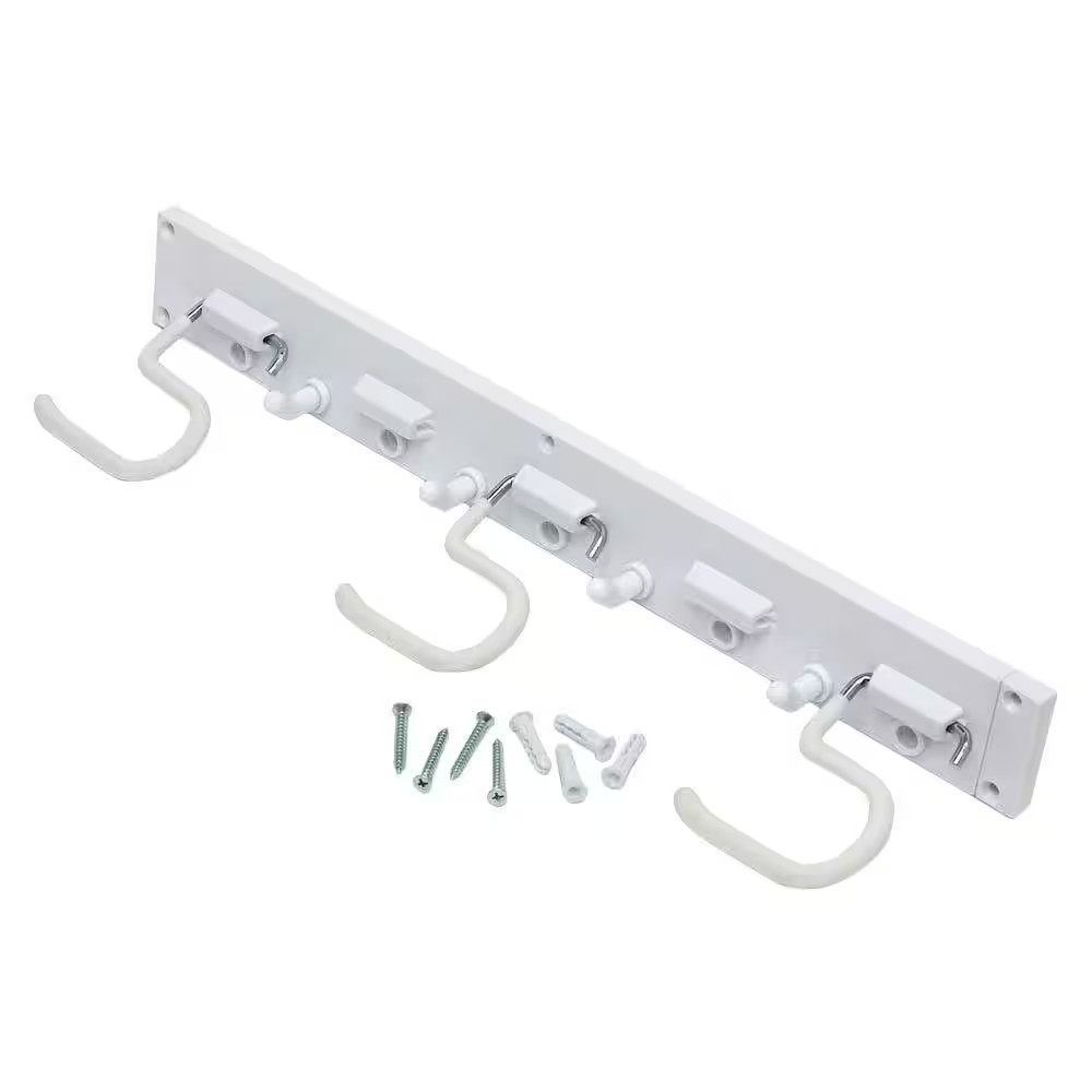 16 In. Wall-Mounted White Storage Tool Organizer Free Shipping New