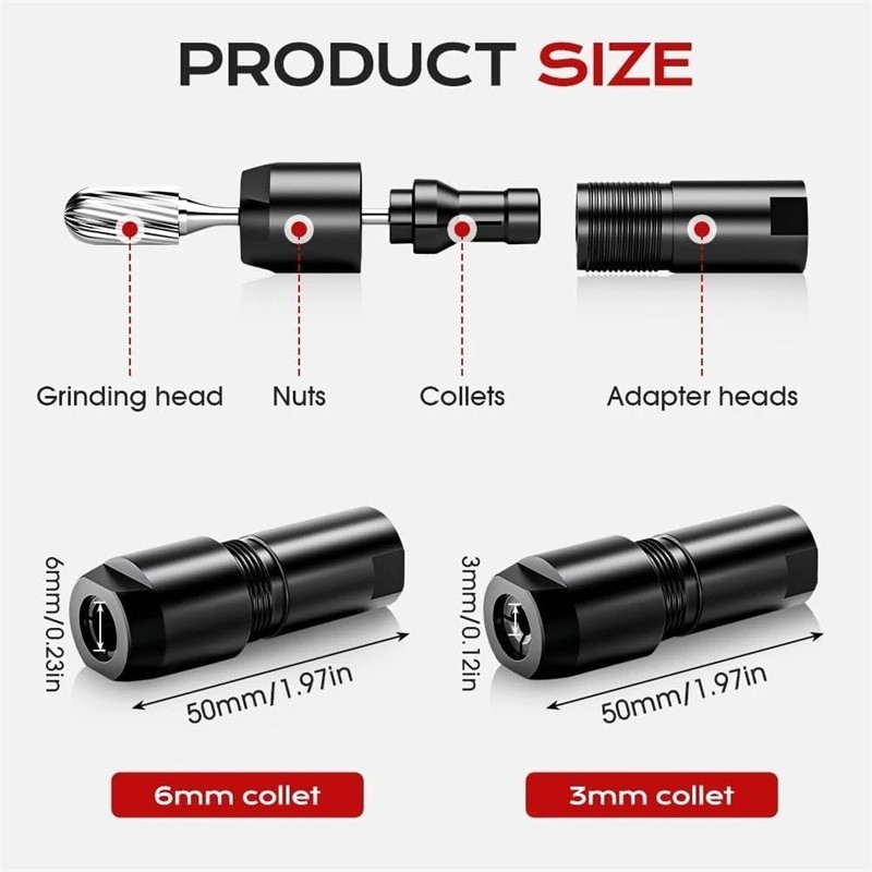 2X Angle Grinder Adapter Converter for Home DIY Projects Thread Cutting Cutting