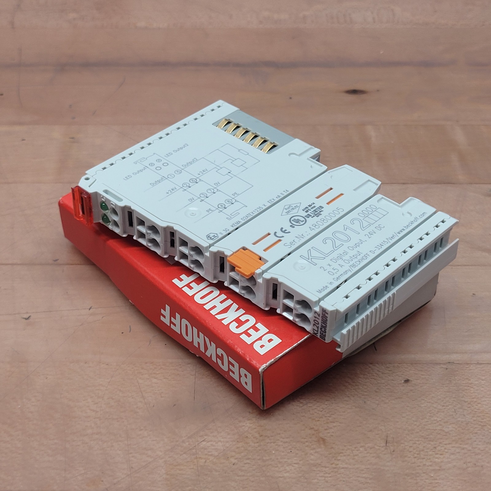 BeckHoff KL2012 - Output Module 2 Channel 24 VDC - NEW