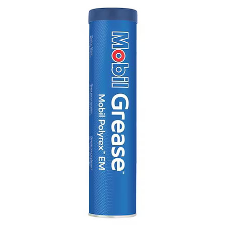 Mobil 124050 Electric Motor Bearing Grease, 14 Oz, Cartridge, Nlgi 2, Blue