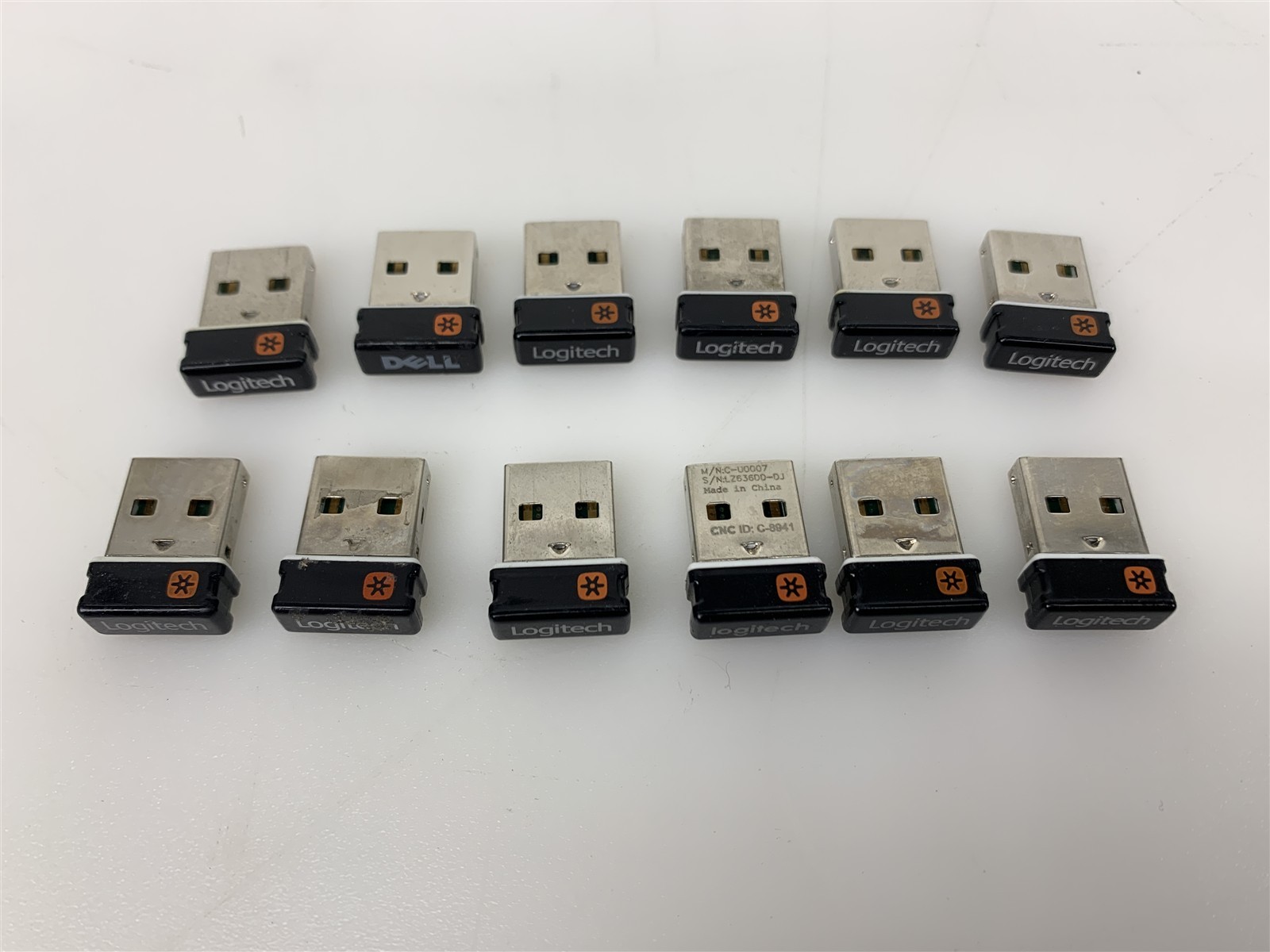 Lot of 12 - Logitech Dell C-U0007 C-U008 C-U0003 USB Receiver