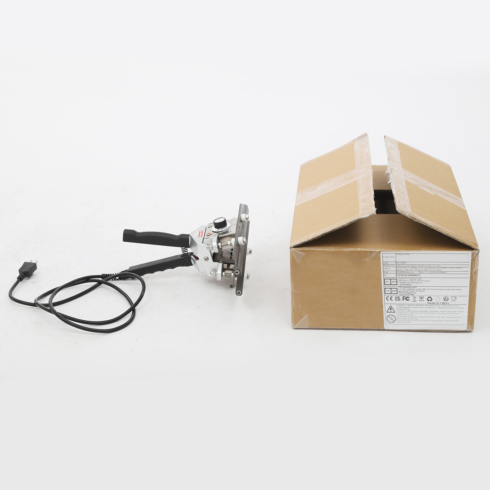 Hand Healed Crimp Sealer Manual Portable Heat Sealer for 0-30cm Length 500W