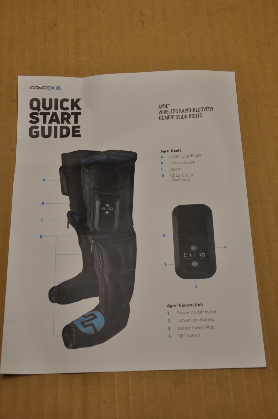 Compex Ayre Compression Boots New SIZE L/XL