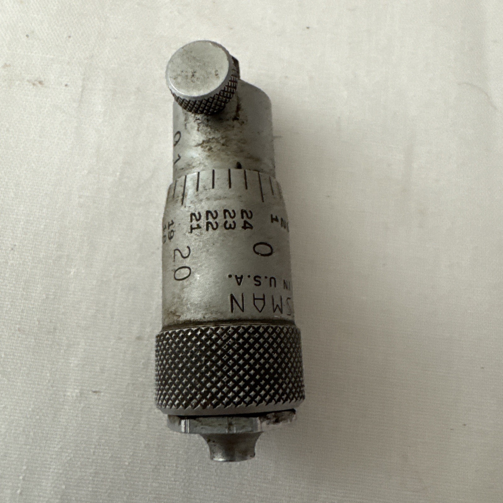 VINTAGE SEARS CRAFTSMAN DEPTH MICROMETER INDICATOR PRECISION MEASURING TOOLS.
