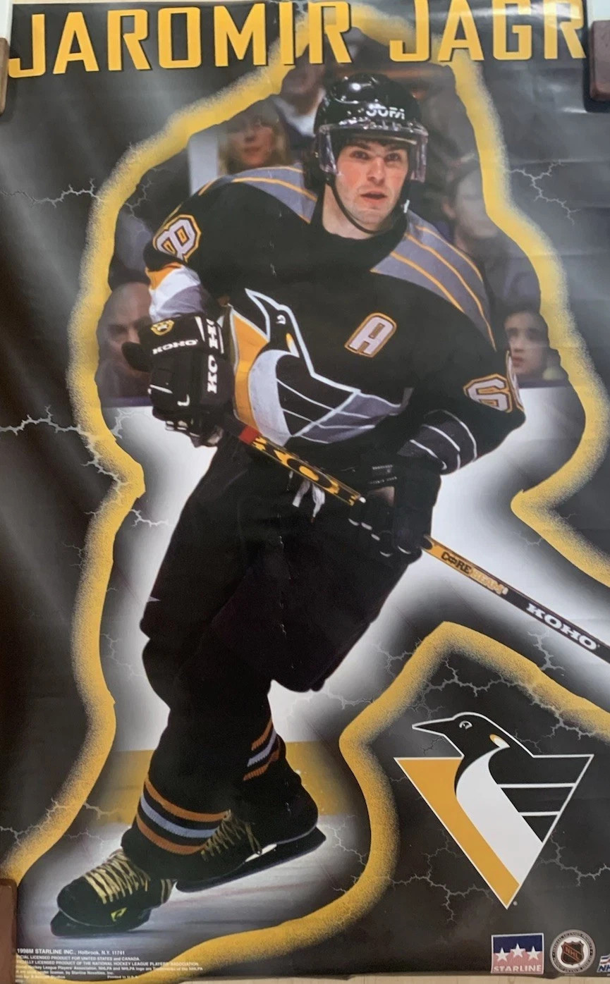 New JAROMIR JAGR Pittsburgh Penguins 1998 Starline #9055 NHL POSTER - RARE